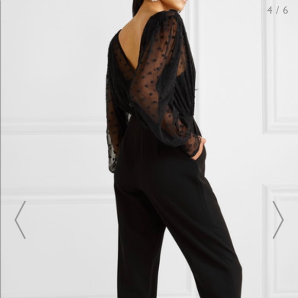 SALONI Bernadette Swiss Dot jumpsuit 2 - Picture 4 of 8